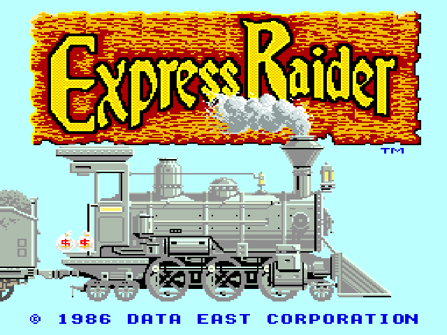 Express Raider (US set 1) Title Screen